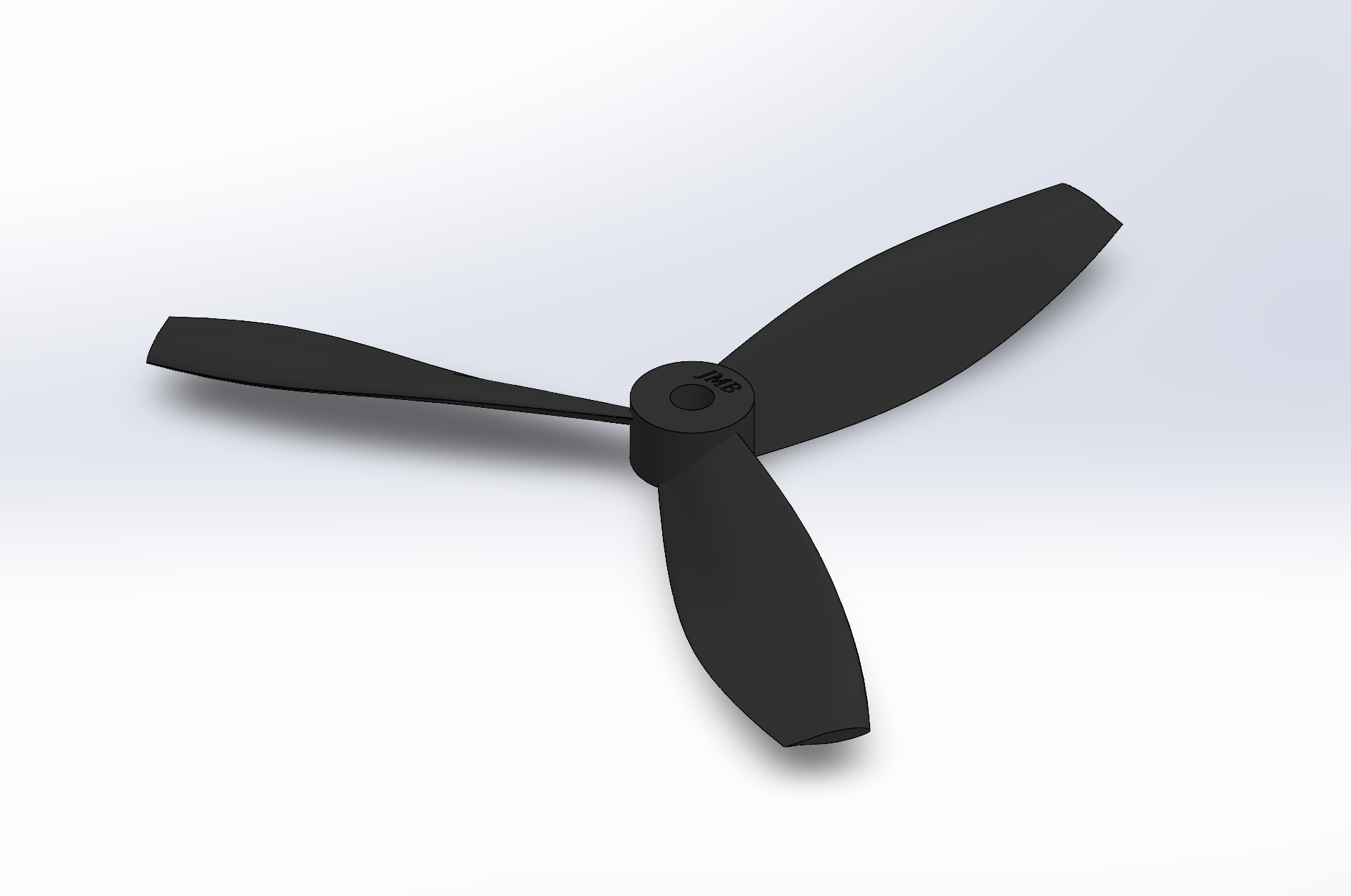 Custom-made propeller with self-designed airfoil